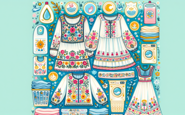 Illustration-showing-various-embroidered-clothing-items-and-washing-instructions