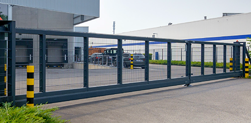 Bi-parting sliding gates feature two panels that slide away from each other to create an opening. These gates are ideal for wider entrances and provide enhanced security and accessibility compared to single-leaf gates.