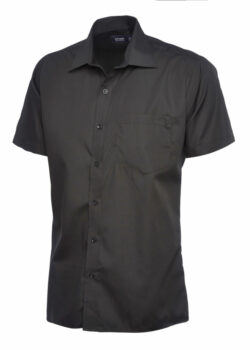 Mens Poplin Half Sleeve Shirt