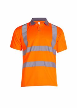 Hi Vis Short Sleeve Polo Shirt