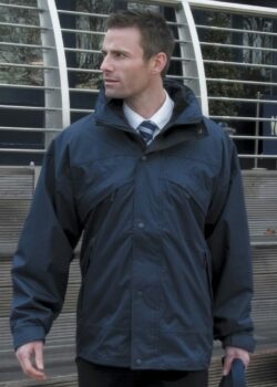 Result 3-in-1 Waterproof Zip and Clip Fleece Lined Jacket