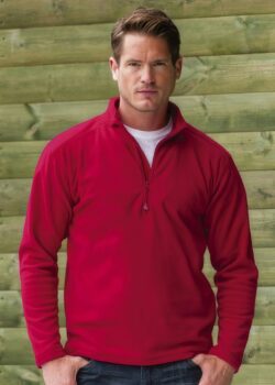 Russell Zip Neck Micro Fleece