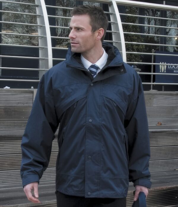 Result 3-in-1 Waterproof Zip and Clip Fleece Lined Jacket