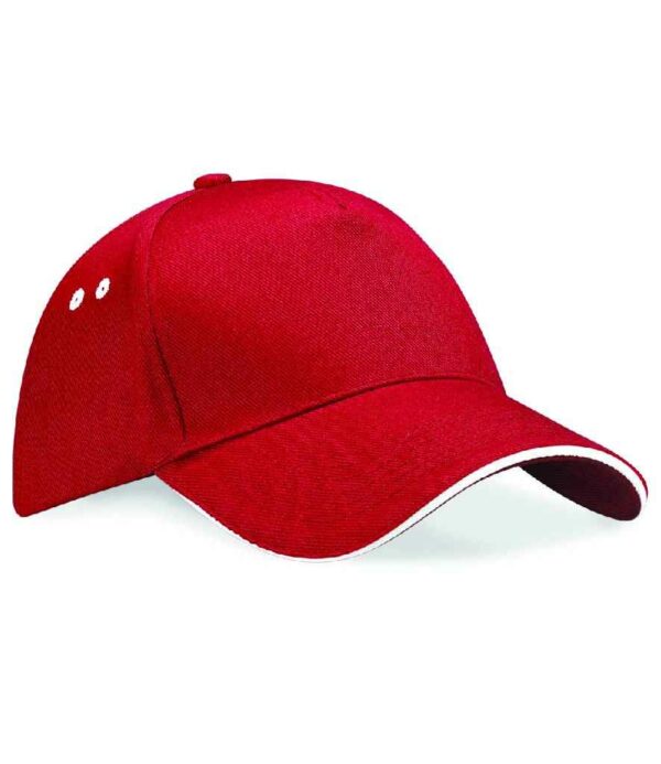 Beechfield Ultimate 5 Panel Cap with Sandwich Peak - Image 4