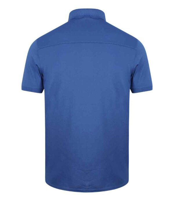 Henbury Slim Fit Stretch Microfine Piqué Polo Shirt - Image 3