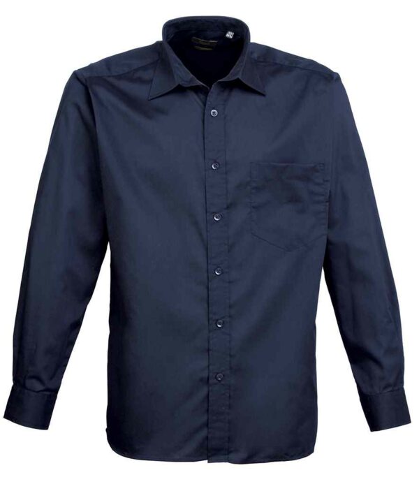 Premier Long Sleeve Poplin Shirt - Image 5