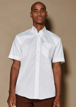 Kustom Kit Premium Short Sleeve Classic Fit Oxford Shirt